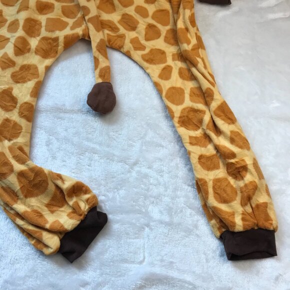 Giraffe Costume Unisex Adults Size Medium One Piece Pajamas Halloween Party - Picture 11 of 12